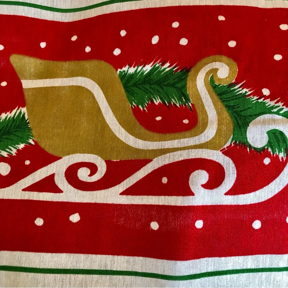Christmas Sleigh rectangle tablecloth 66